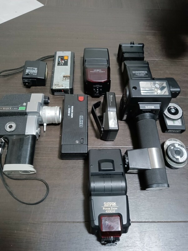 ジャンク Canon含む ストロボ カメラアクセサリー 12台 同梱不可 動作未確認　J601
