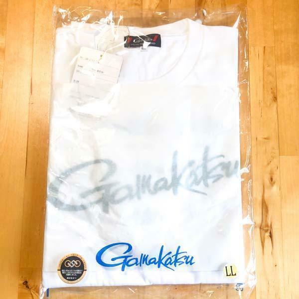 がまかつ GM3711 Tシャツ(筆記体ロゴ) LL ホワイト