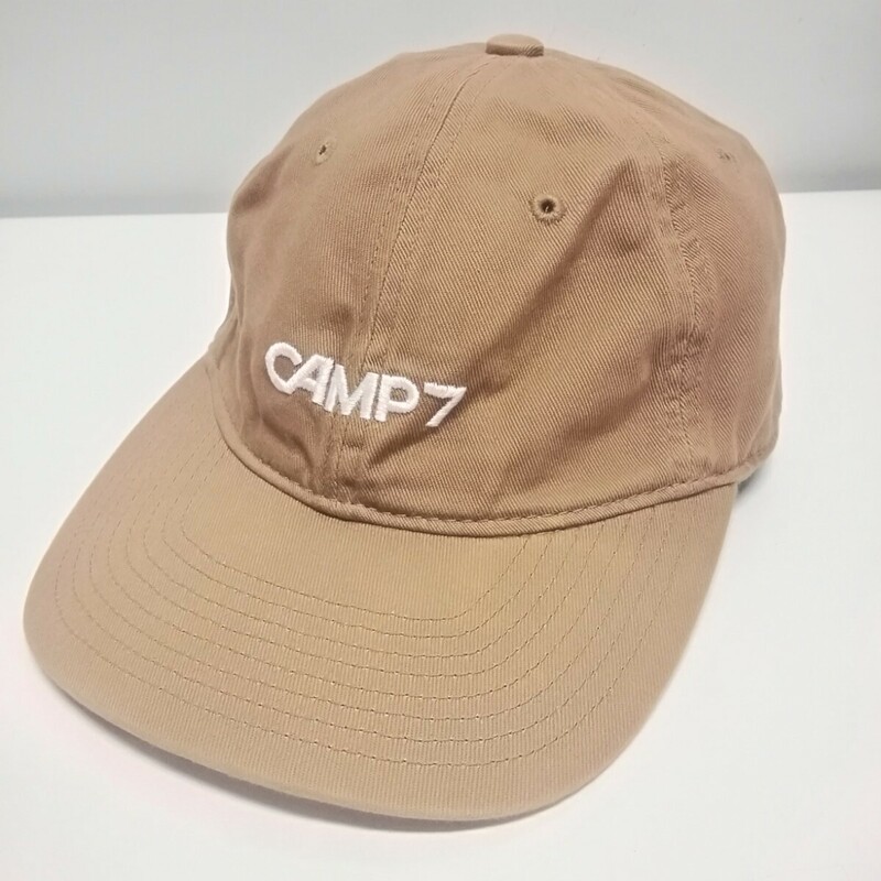 CAMP7 キャンプセブン キャップ 帽子 CAP コットン ロゴ 茶 57～59cm