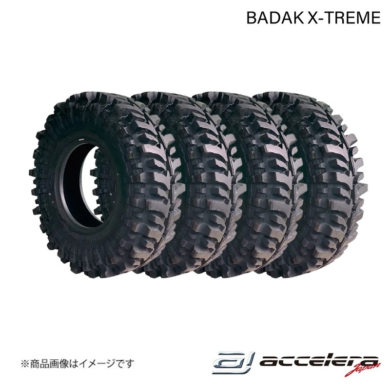 ACCELERA アクセレラ 35×10.50-16 LT 119L BADAK X-TREME オフロードタイヤ 4本 タイヤ単品