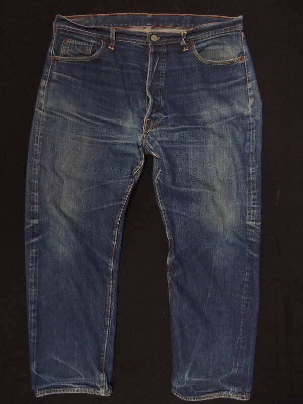 ◆古着卸USA■LEVI's 501☆Big E☆Sタイプ★★★　リーバイス　ビッグE　　足長R　オリジナル ビンテージ　　アメリカ直輸入　濃い　ヒゲ