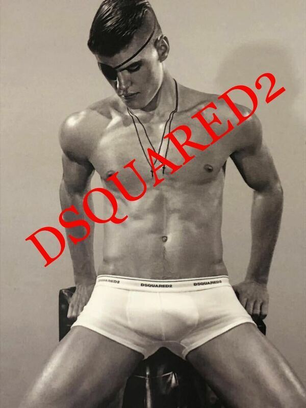 正規 DSQUARED2 2012-2013AW stretch boxer shorts （BLACK）ディースクエアード アンダーウェア ストレッチ ボクサーパンツ 新品未使用S★