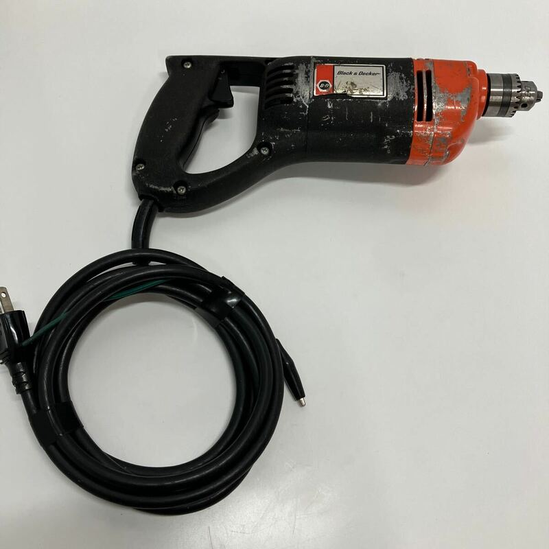 Black＆Decker　J-5101　電気ドリル　6.5ｍｍ　AC100V　動作確認済み　A-542