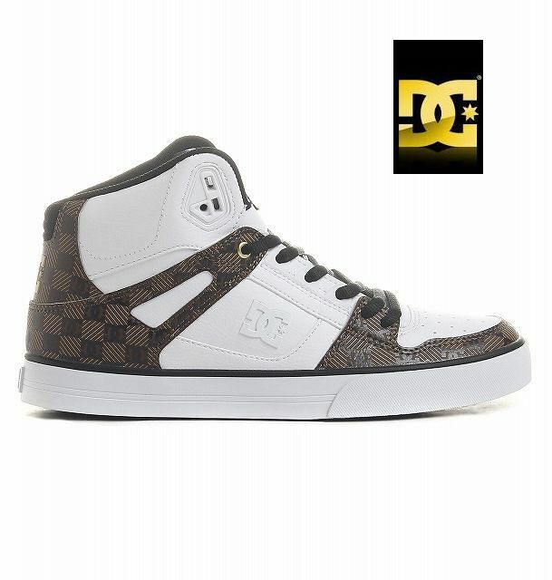 新品 26cm DC shoe PURE HIGH-TOP WC SE SN モノグラム柄 ピュア ハイ dc shoes