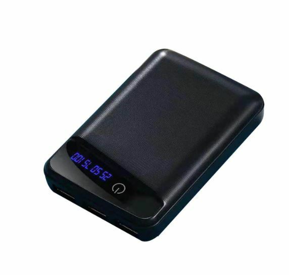 送料無料　未使用品　バッテリー充電器ケース　パワーバンク　18650　3個用　USB　インジケーター付き