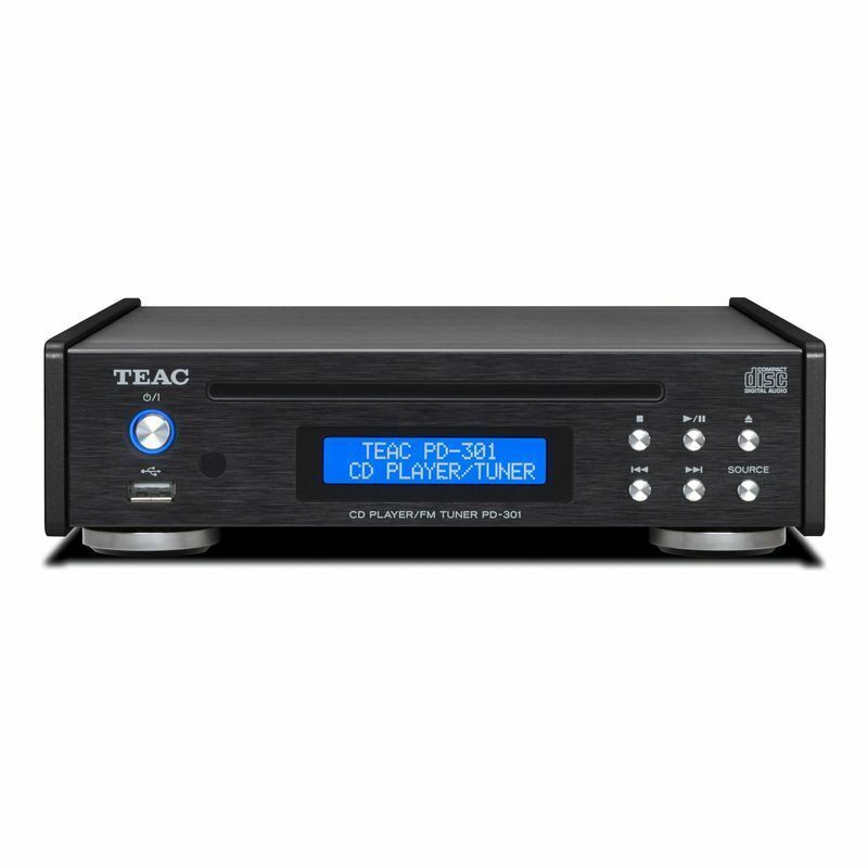 ★TEAC ティアック PD-301-X/B CDプレーヤー/FMチューナー ワイドFM USBメモリ音楽再生対応★新品送料込