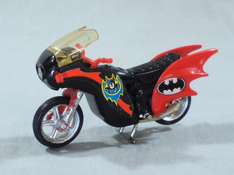 ■当時物 1987年 CORGI TOYS コーギー バットマン バットバイク ミニカー 超合金 昭和レトロ ビンテージ■