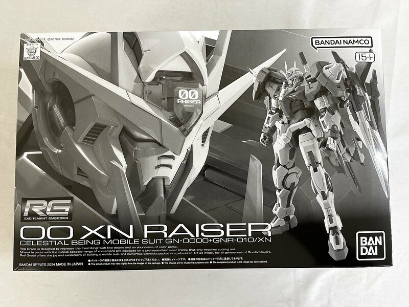 【未開封】1/144 RG GN-0000+GNR-010/XN ダブルオーザンライザー 「機動戦士ガンダム00V(ダブルオーブイ)」