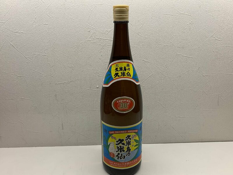【未開栓】久米島の久米仙 1800ml ３０度 泡盛 古酒
