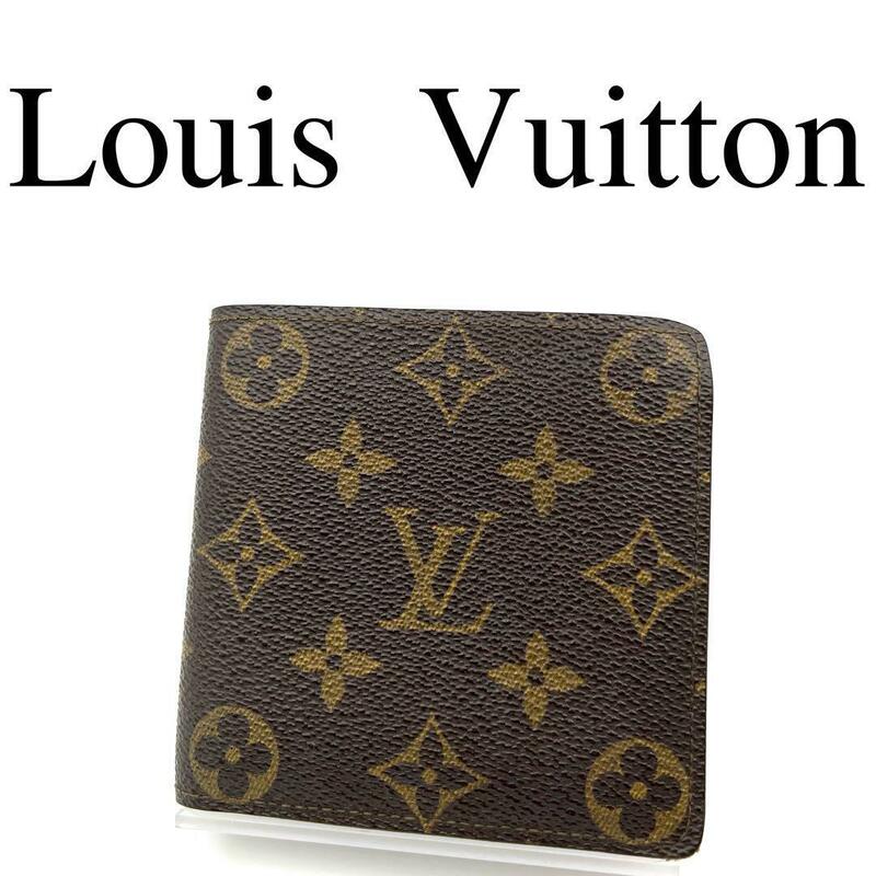 Louis Vuitton ルイヴィトン 折り財布 ポルトフォイユ・マルコ 総柄