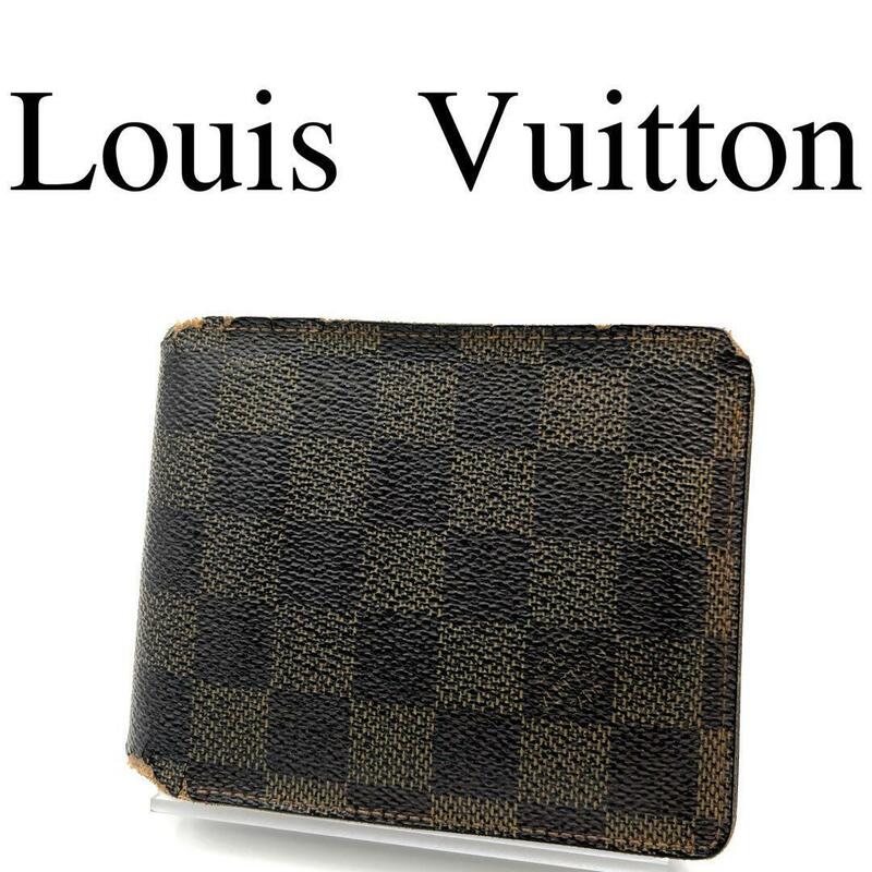 Louis Vuitton ルイヴィトン 折り財布 ダミエ 総柄 フロリン