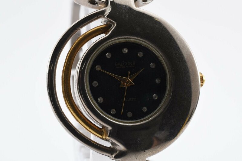 BAKCONⅡ MAXIMAL MONTRE 石付き ラウンド クオーツ メンズ 腕時計