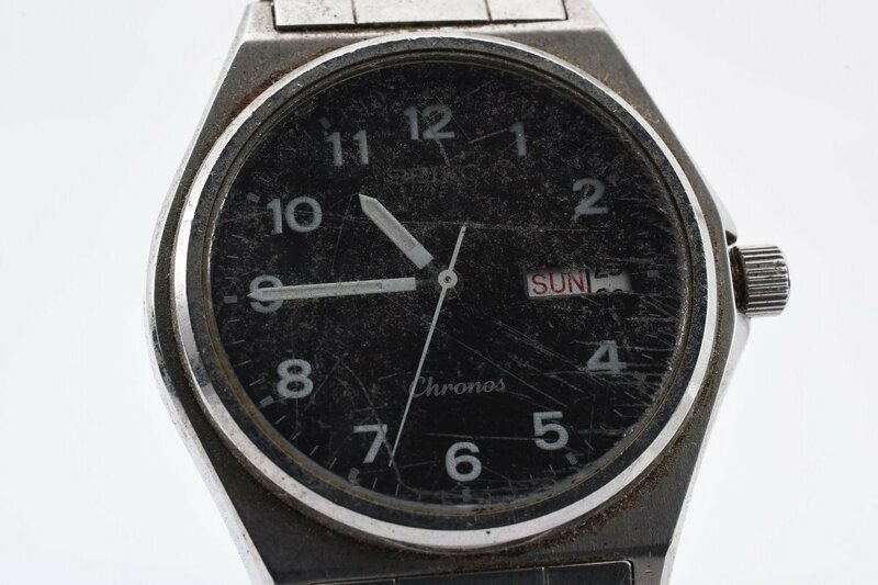 セイコー クロノス デイデイト ラウンド 5H23-7060 クオーツ メンズ 腕時計 SEIKO