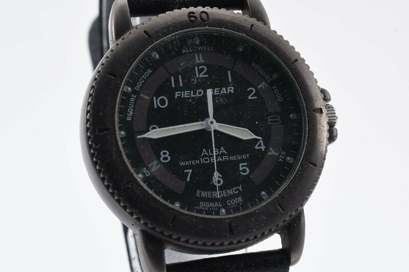 セイコー アルバ フィールドギア デイト Y142-7A00 クォーツ メンズ 腕時計 SEIKO