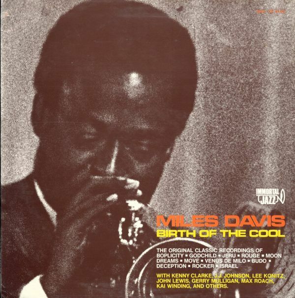 70年 イタリア盤LP！Miles Davis / Birth Of The Cool【Ricordi International / SNIR-CP 25.001】マイルス・デイヴィス クールの誕生