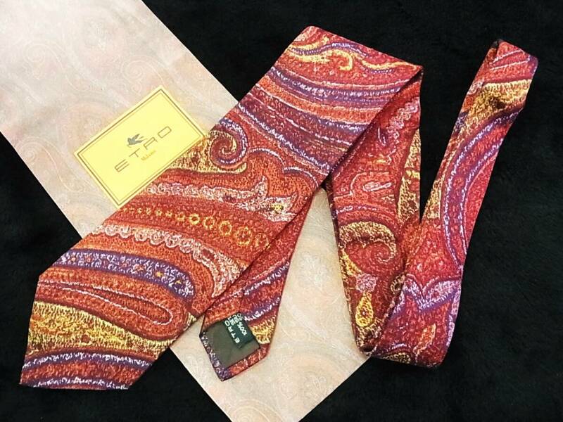 ◆SALE◆1353◆【ＥＴＲＯ】エトロ【ペイズリー】ネクタイ