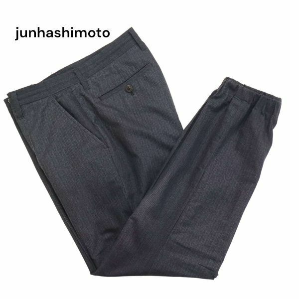 junhashimoto ジュンハシモト 【GATHER EASY PANTS】通年 クールドット ギャザー イージー パンツ Sz.2　メンズ　I4B00723_4#R