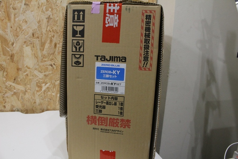 TH03285　Tajima　ZEROB-KY　SET　レーザー墨出し器　三脚セット　未開封品