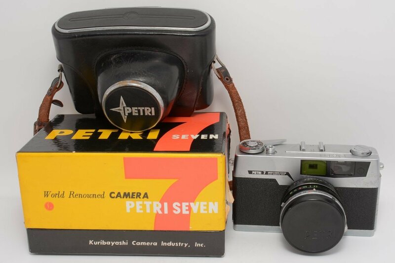 【箱/カメラケース付属】PETRI 7 SEVEN F2.8 ペトリ セブン GREEN-O-MATIC SYSTEM (Kuribayashi Camera Industry,Inc.,) #4317