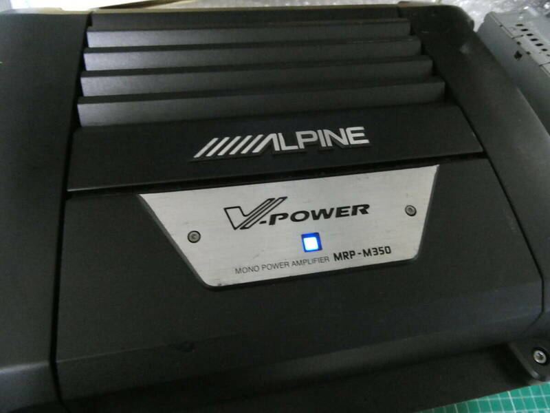 ★■ ALPINE アルパイン Class-Dアンプ パワードサブウーハー SWD-2000S 後期 MAX350W MRP-M350 匿名 送料無料 230316501