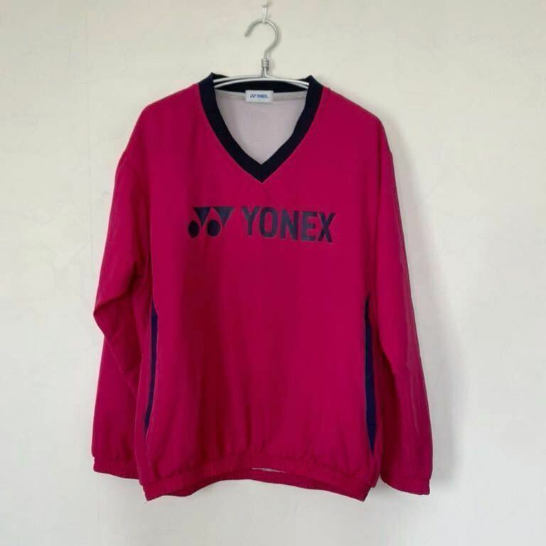 YONEX ヨネックス/ ピンク Vネック トラックジャケット ピステ ウインドブレーカー