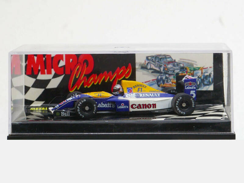 1/64 PMA ウィリアムズ FW14B #5 ルノー F1GP 1992 Micro Champs MCH-651302