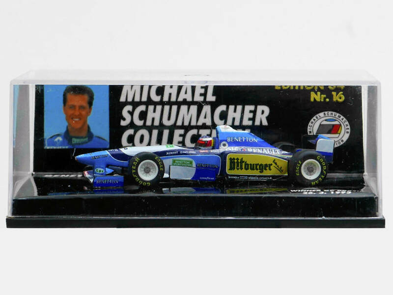 1/64 PMA ベネトン B195 #1 Renault F1GP Brazil 1995 M.Schumacher nr.16 Micro Champs 510-956401