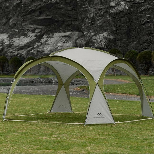フライングクラウドカーテン タープ テント シェード キャンプ パーティー イベント アウトドア 雨よけ 日よけ 遮光用サイドウォール付き