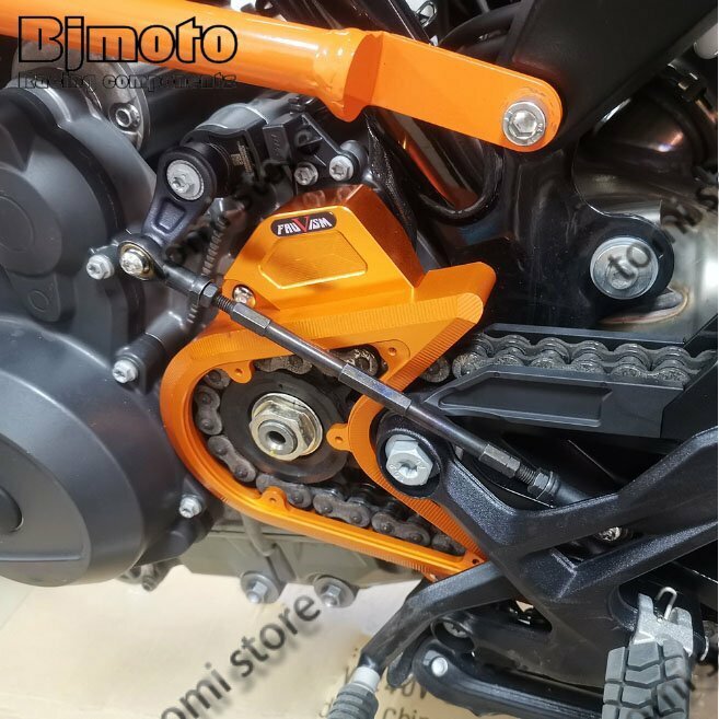 KTM 250デューク390 DUKE 2013-2020 2019 RC RC 390冒険フロントエンジンスプロケット保護チェーンガードカバーオートバイ