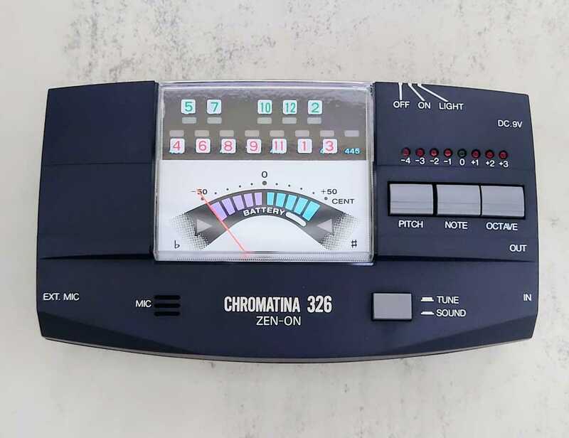 ZEN-ON CHROMATINA 326 ブラック チューナー アナログ　極上品　送料込み
