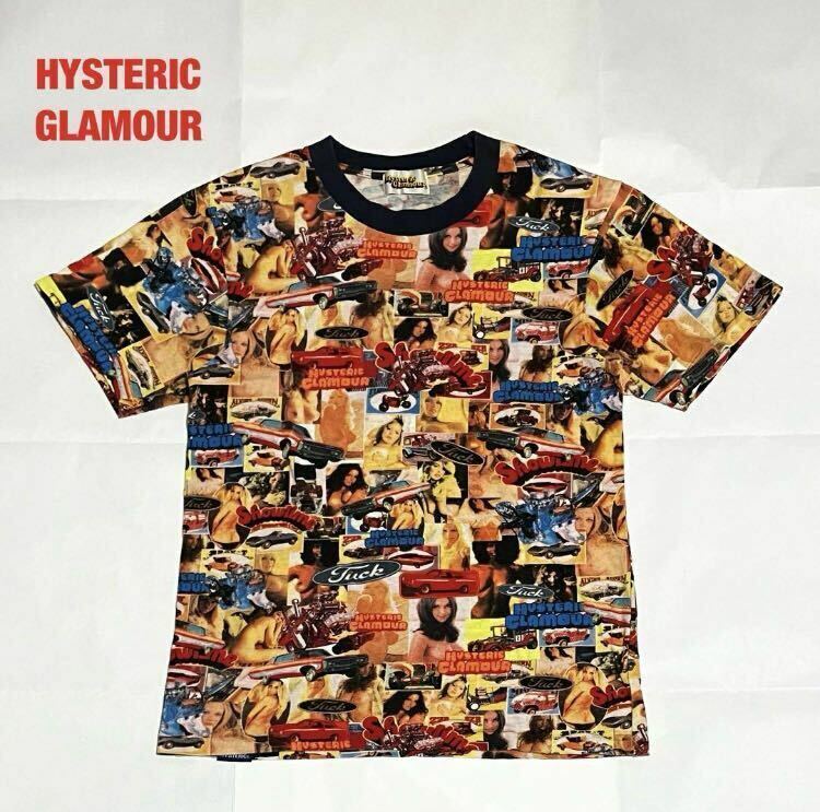 【希少】HYSTERIC GLAMOUR　ヒステリックグラマー　リンガーTシャツ　ヒスガール　ユニセックス　初期タグ　VINTAGE　90s　00s　2CJ-5290