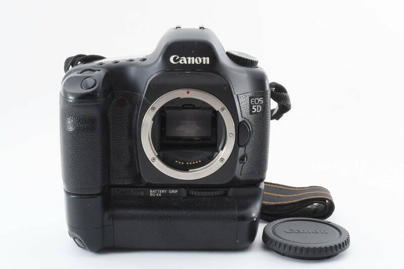 ★実用品★Canon EOS 5D ボディ + BG-E4 バッテリーグリップ★ T88#2444