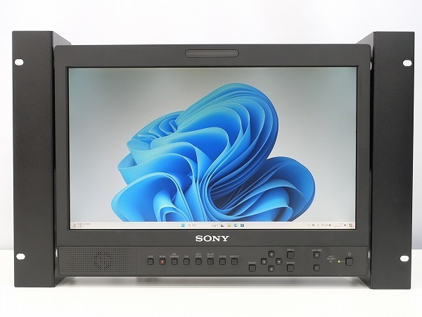 SONY 15型ビデオモニター LMD-1510W コンポジット/コンポーネント/HDMI ジャンク *401891