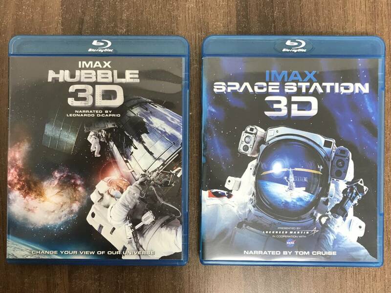 N269 IMAX Blu-ray ブルーレイ 3D HUBBLE ハッブル宇宙望遠鏡 SPACE STATION スペース・ステーション 2枚セット