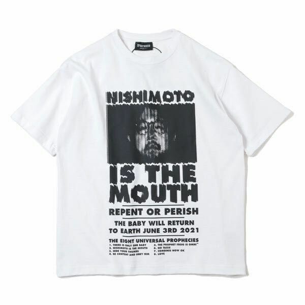 新品 NISHIMOTO IS THE MOUTH Kosuke Kawamura コラボTシャツ 白XL