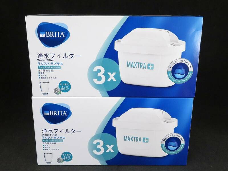 未使用　BRITA ブリタ 浄水フィルター マクストラプラス KBPPCZ3 3個入り　2箱　*032524