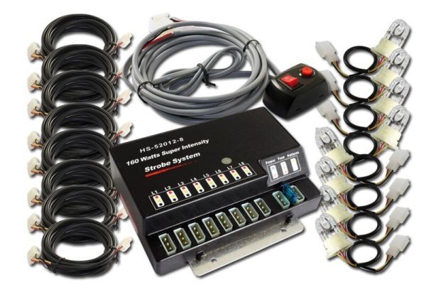 SA093:★人気　120 ワット HID 電球 8 IN1 HID ストロボライト 高品質 HID ストロボライト KF-L3006