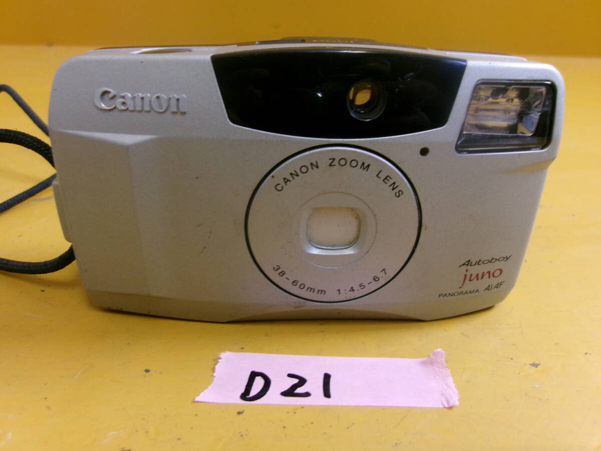 (Z-21)CANON コンパクトカメラ AUTOBOY JUNO PANORAMA AI AF 通電確認のみ 現状品