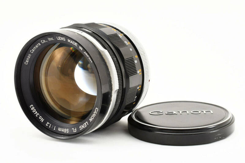 ◆希少◆ キャノン Canon FL 58mm F1.2 単焦点 標準 大口径レンズ #4012