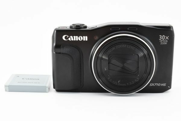 ◆難あり◆ キャノン Canon PowerShot SX710 HS ブラック コンパクト デジタルカメラ 現状 #3957