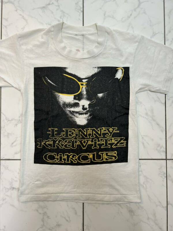 ビンテージ　90s LENNY KRAVITZ レニークラビッツ　CIRCUS TOUR 1996 シングルステッチ　80s