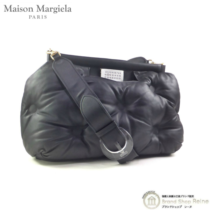 メゾン マルジェラ （Maison Margiela） グラムスラム クラシック ミディアム ショルダー クラッチ バッグ S61WG0034 ブラック（中古）