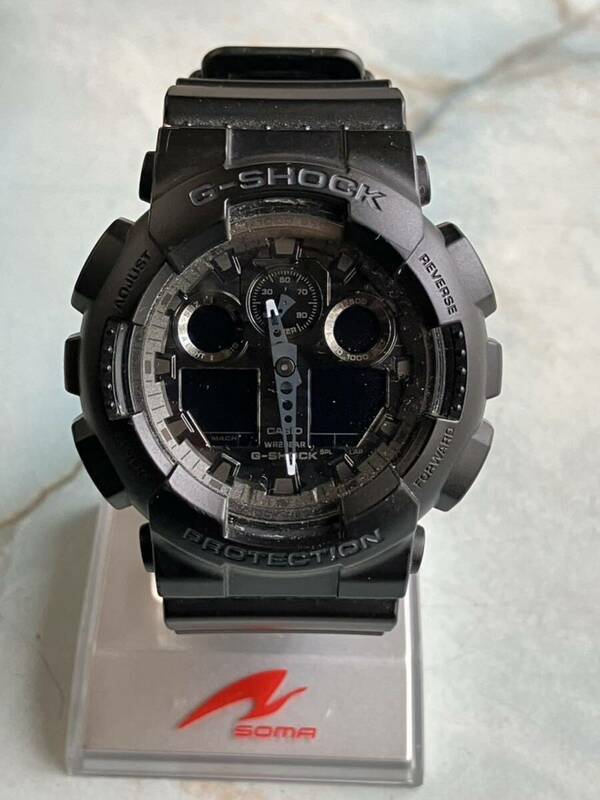 【ジャンク品】CASIO G-SHOCK GA-100CF 腕時計 Gショック アナデジ 【ジャンク品】
