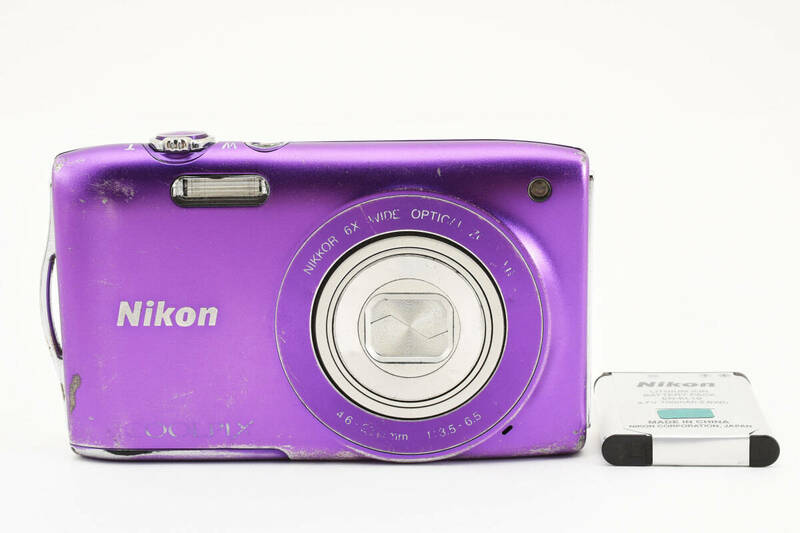★☆【通電OK！】 #2116011 367 Nikon COOLPIX S3300 4.6-27.6mm 1:3.5-6.5 コンパクトデジタルカメラ☆★