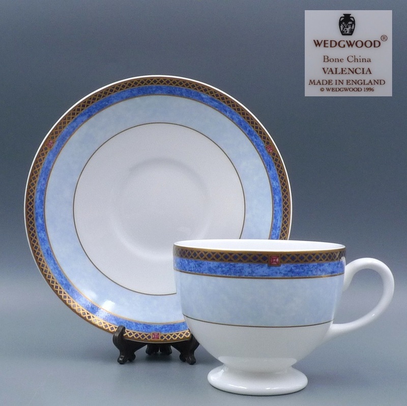 希少 廃盤品 1996年 ウェッジウッド WEDGWOOD バレンシア ティーカップ&ソーサー コーヒーカップ VALENCIA