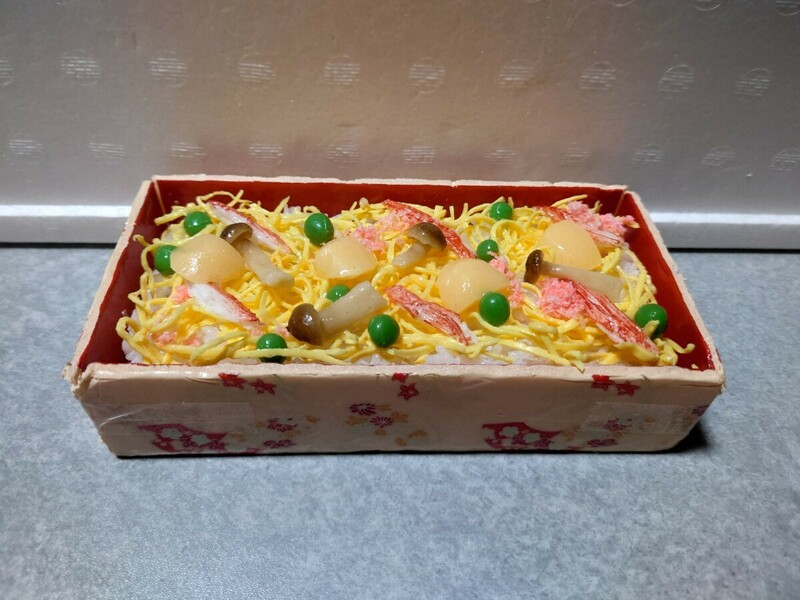 食品サンプル　ちらし寿司　弁当　フィギュア