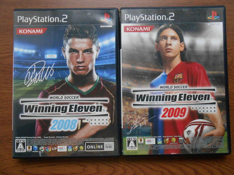 プレイステーション２　ワールドサッカーウイニングイレブン　2008　2009　プレステ２　PS２　中古　ゲームソフト　