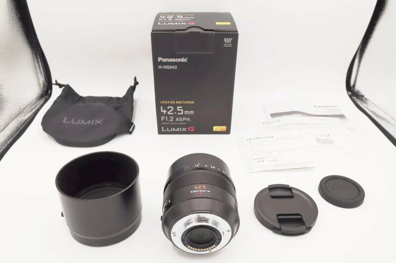 【新品級 & 動作確認済】Panasonic パナソニック LEICA DG NOCTICRON 42.5mm F1.2 ASPH. POWER O.I.S. H-NS043