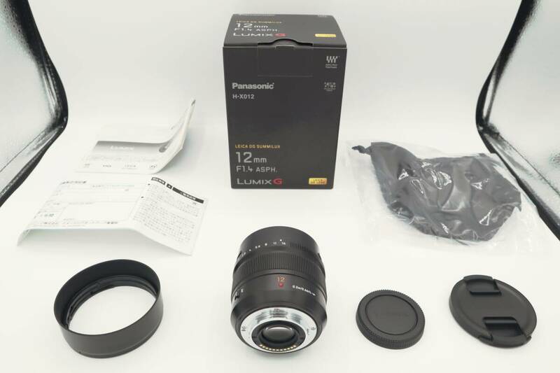【新品級 & 動作確認済】Panasonic パナソニック LEICA DG SUMMILUX 12mm F1.4 ASPH. H-X012