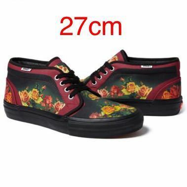 送料無料 27cm US9 Supreme Vans Jean Paul Gaultier Floral Print Chukka Cardinal ジャンポールゴルチエ シュプリーム バンズ チャッカ